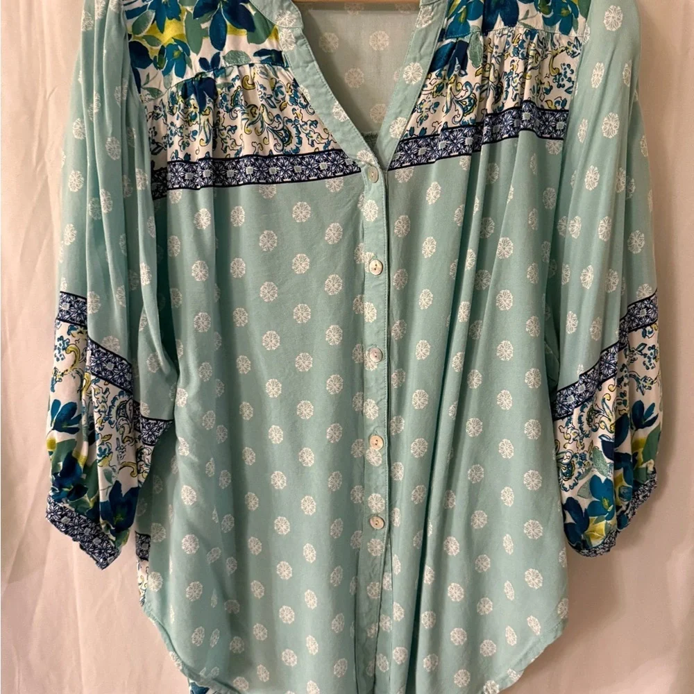 fig and flower charming teal